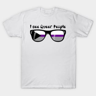 Demisexual Sunglasses - Queer People T-Shirt